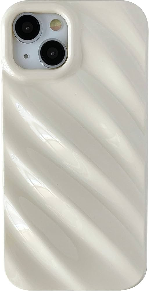 Caseative Cute Water Ripple Pattern Wave Shape Camera Lens Protection Soft Compatible with iPhone... | Amazon (US)