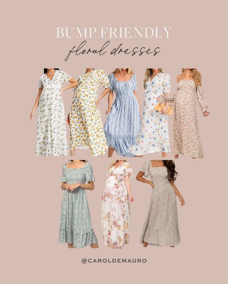 Cute and fashionable maternity floral dresses for expecting moms!

#fashionfinds #bumpfriendly #springdress #springoutfit

#LTKSeasonal #LTKstyletip #LTKFind
