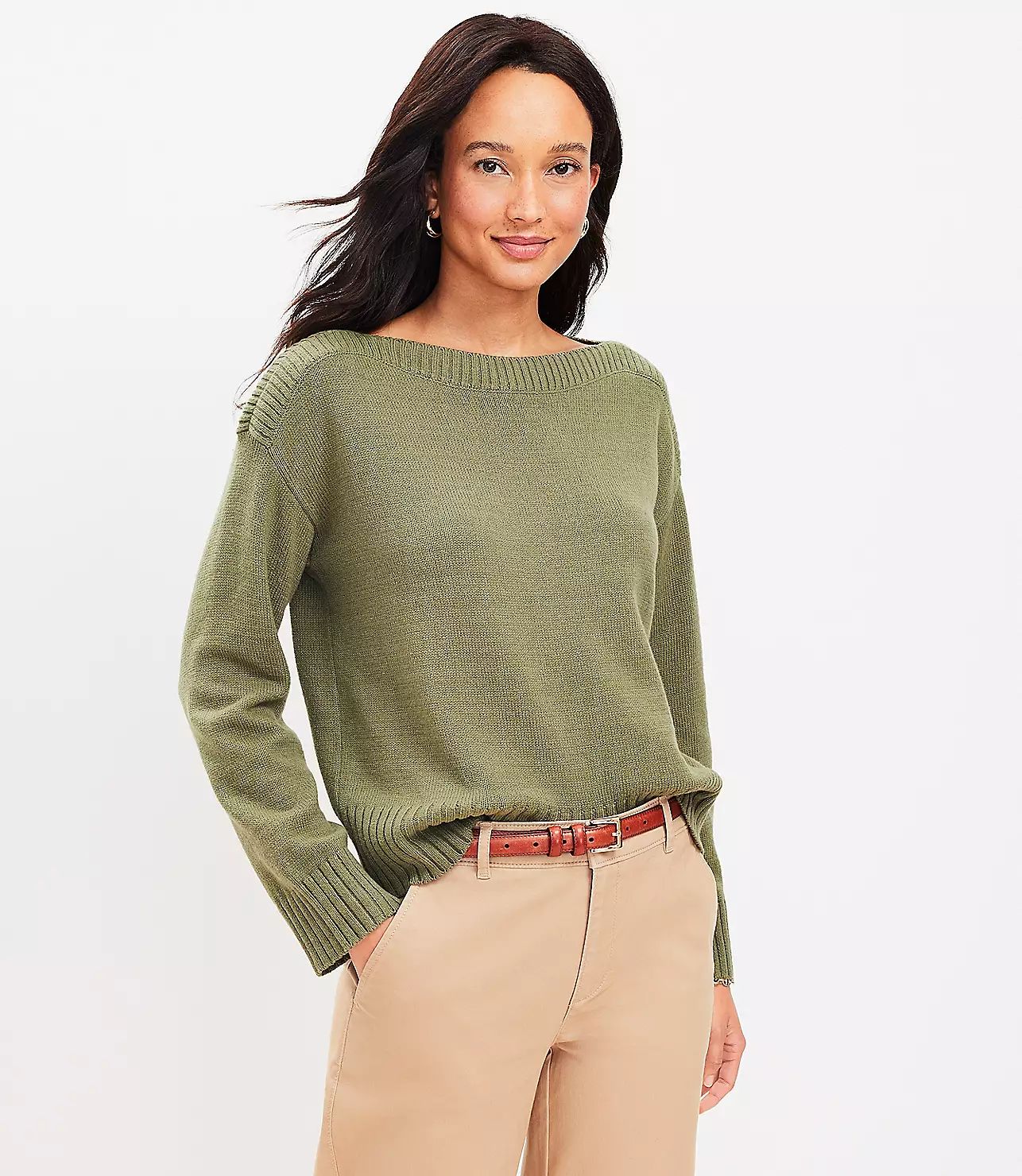 Boatneck Sweater | LOFT