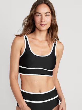 Scoop-Neck Bikini Swim Top for Women | Old Navy (US)