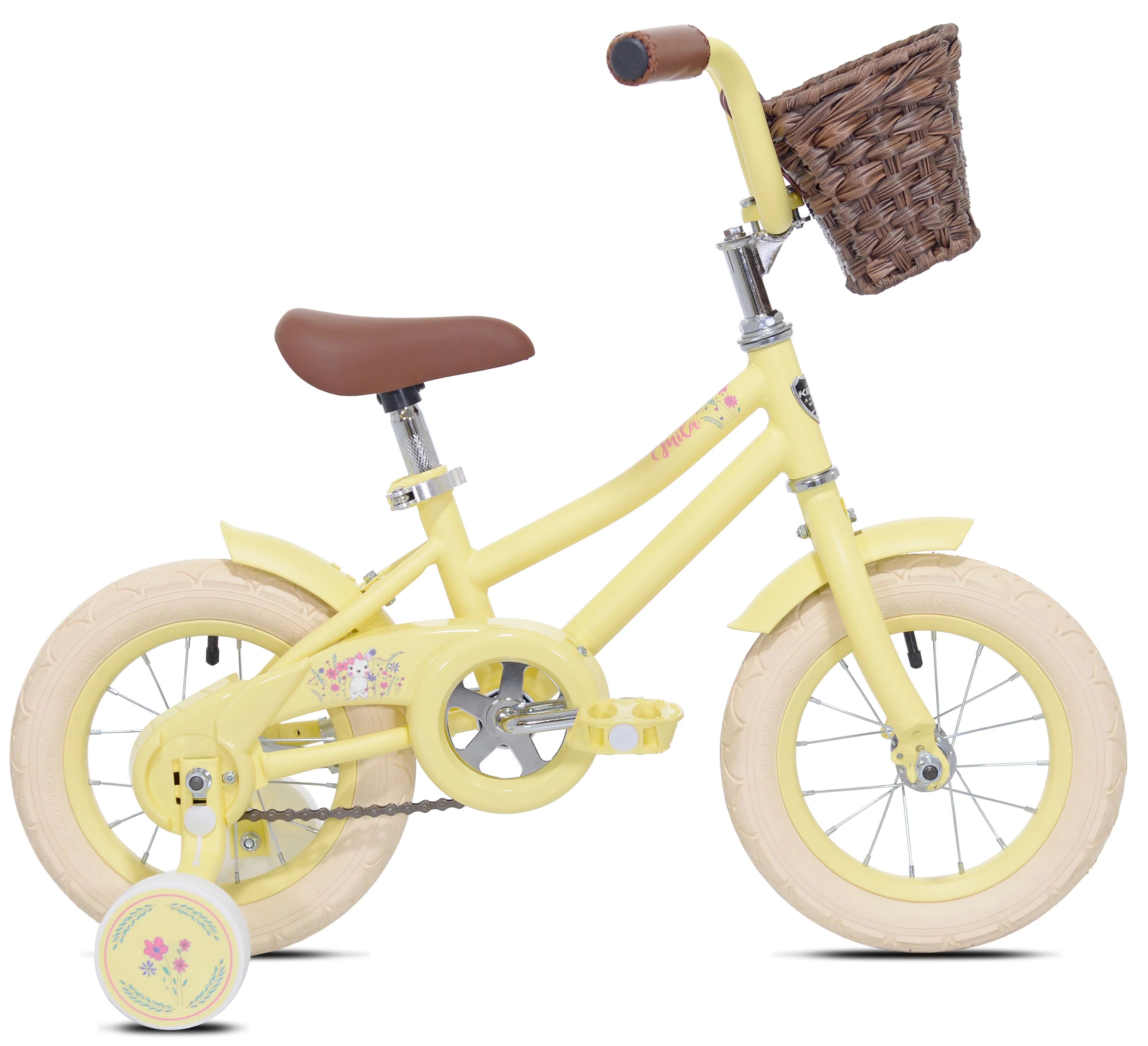 Kent Bicycle 12-inch Girls Mila Child Bicycle, Yellow | Walmart (US)