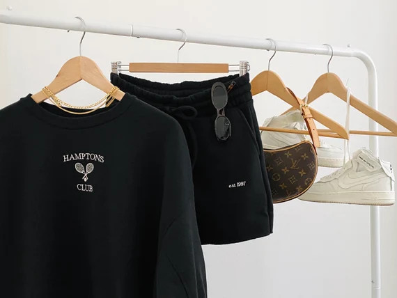 Loungewear Shorts Set: Vintage Inspired Hamptons Club Tennis | Etsy | Etsy (US)