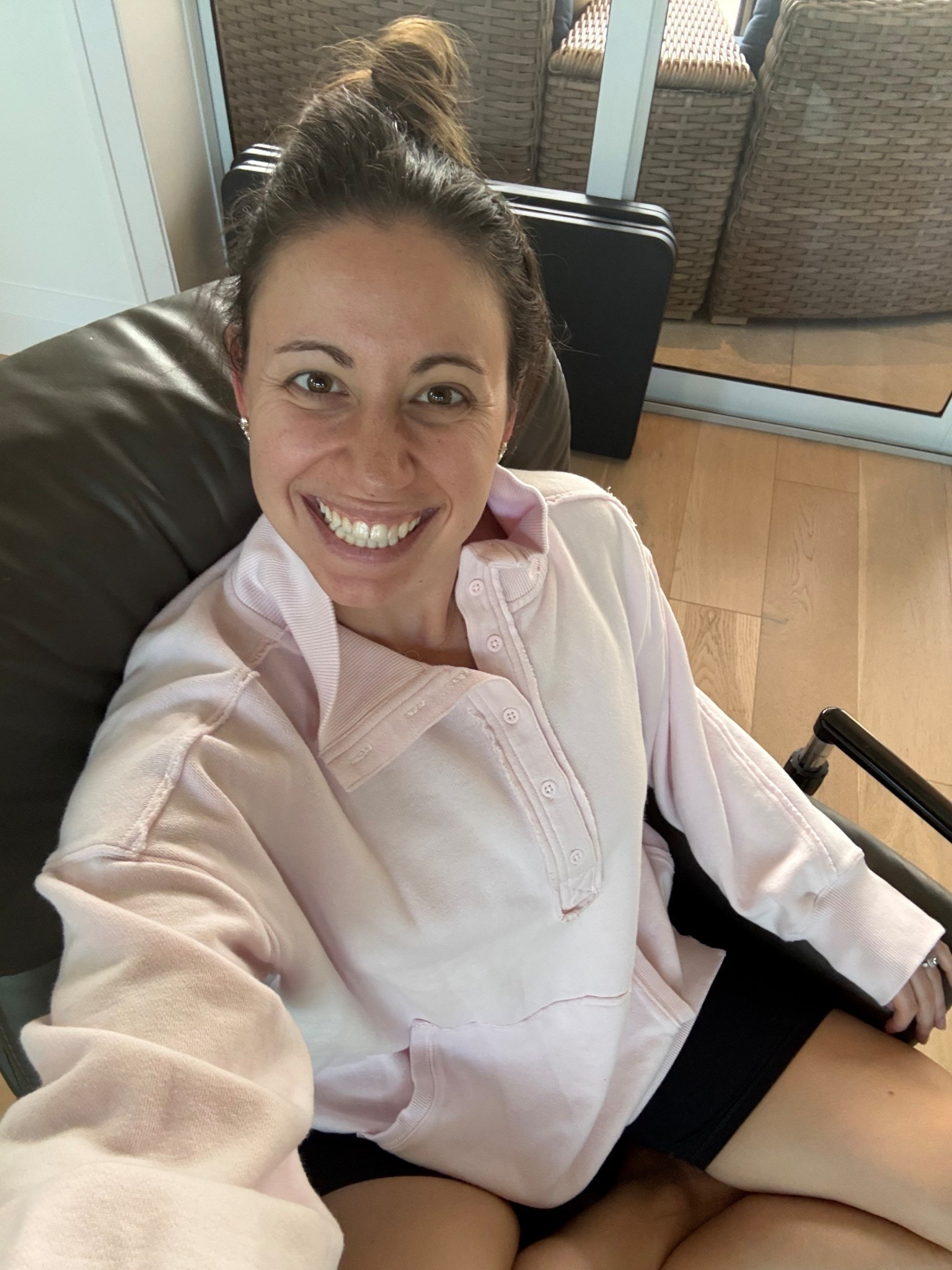 Aerie is my favorite brand for comfy oversized sweaters and sweatshirts! They fit true to size and are often on sale! They have some great pale pink colors right now for spring season! 

#LTKootd #LTKgrwm #LTKdayinmylife