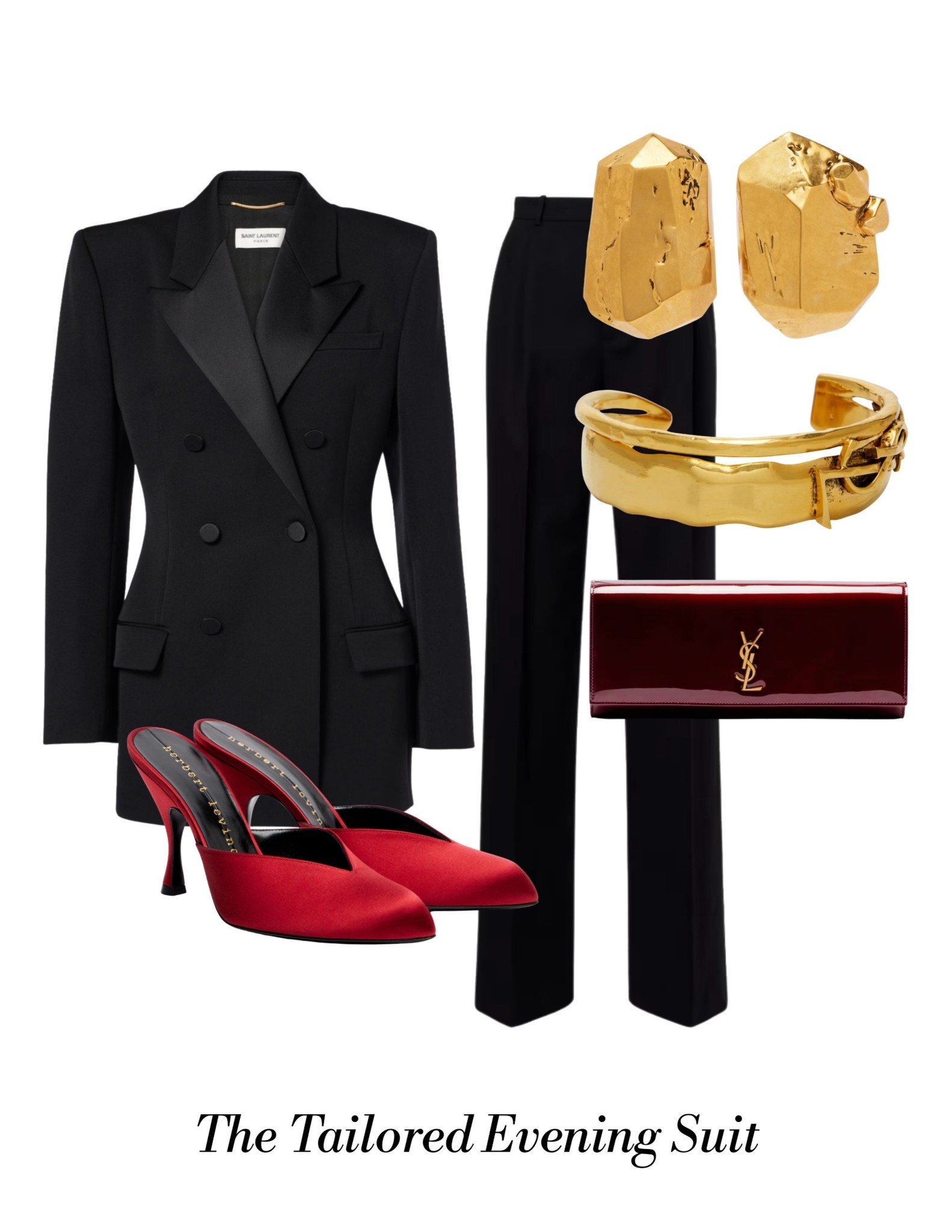 The Tailored Evening Suit 🖤❤️

#LTKSeasonal #LTKootd #LTKWorkwear