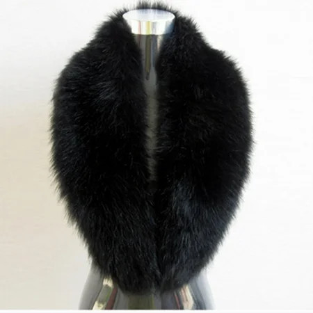 Fewfanhot Long Men Women Faux Fur Collar Warmth Scarves Wrap Stole Scarf Shawl Shrug for Cold Weather | Walmart (US)