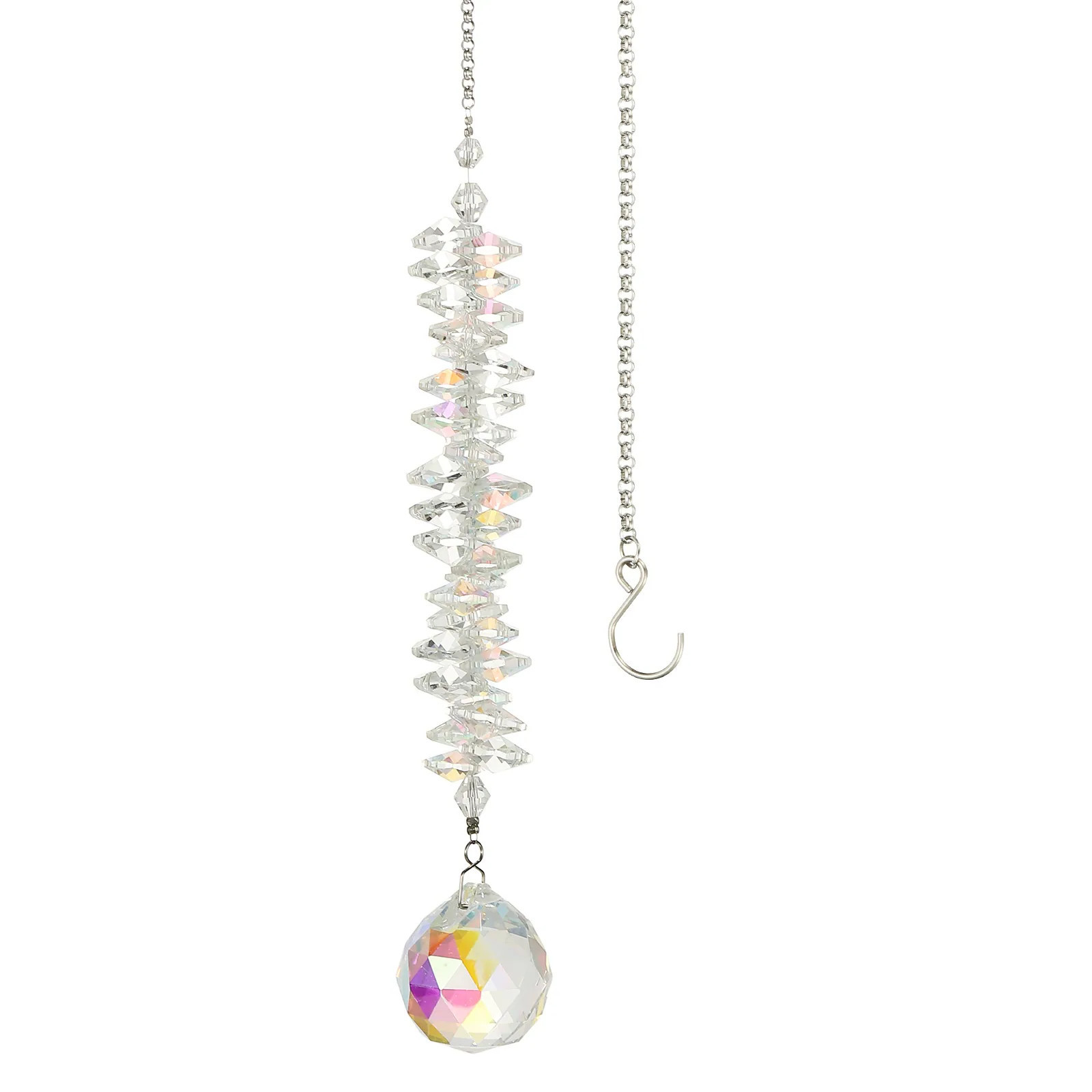 PATIKIL Crystal Suncatcher DIY Sun Catchers 1pc Hanging Window Ball Prism with Chain for Home Garden Decor Woman Craft one_size | S25093000UX6569 | Lowe's