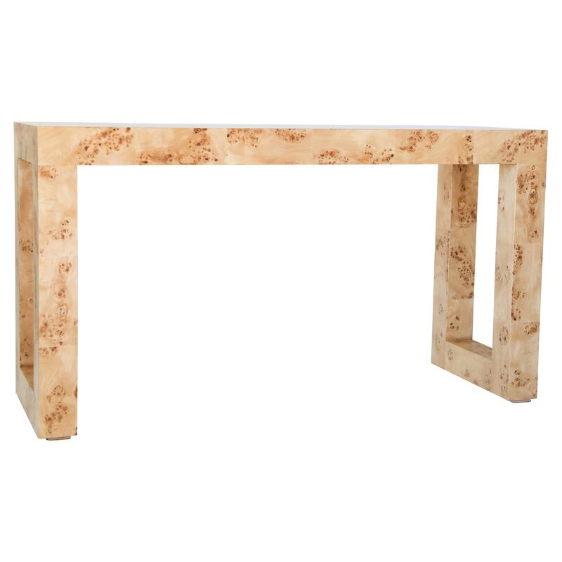 Chloé Console, Honey Burl | One Kings Lane