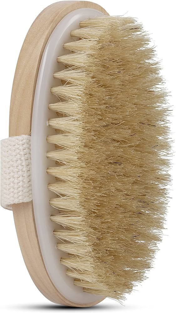 Dry Skin Body Brush - Improves Skin's Health and Beauty - Natural Bristle - Remove Dead Skin and ... | Amazon (US)