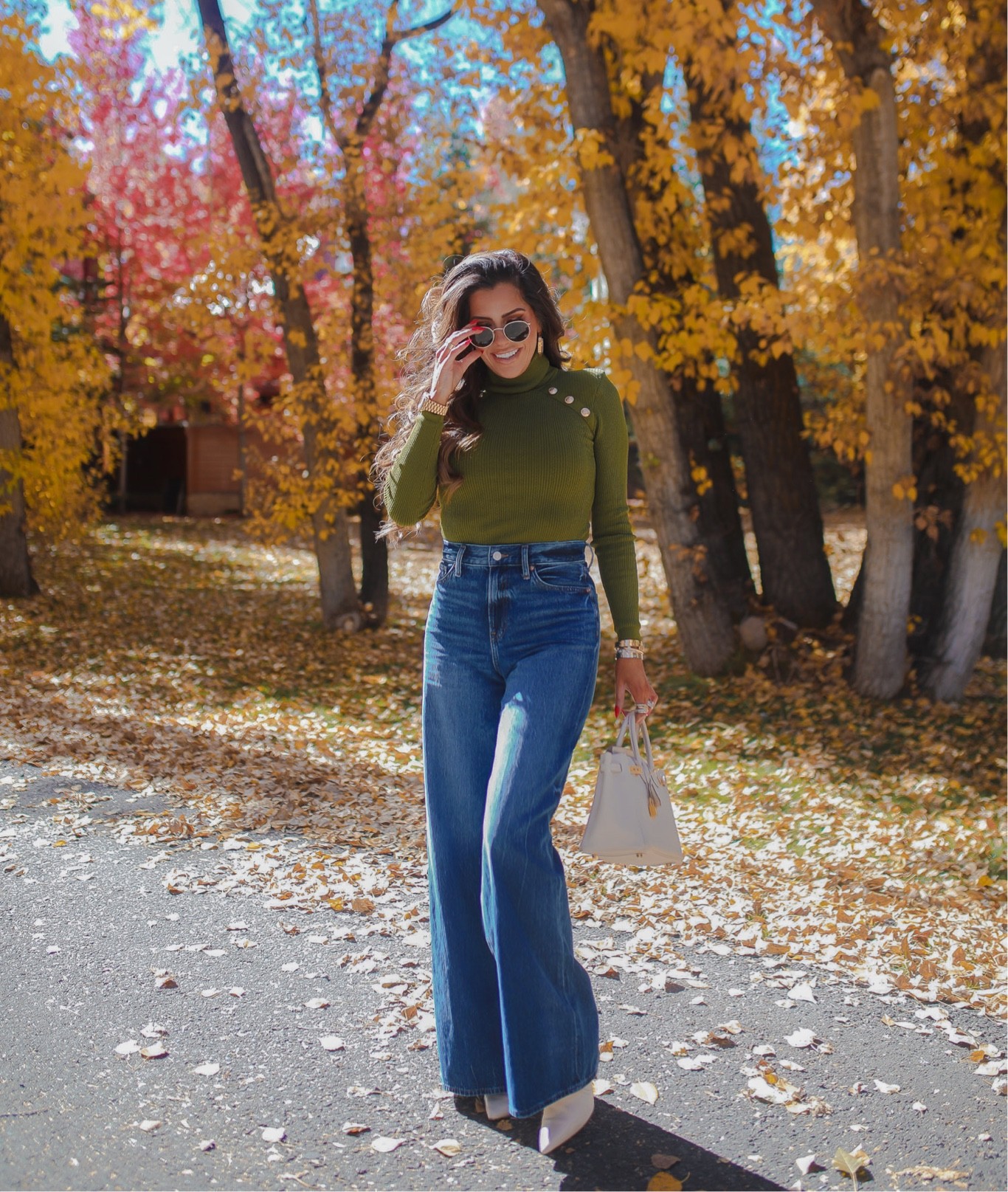 Novelty Button Turtleneck Sweater curated on LTK
