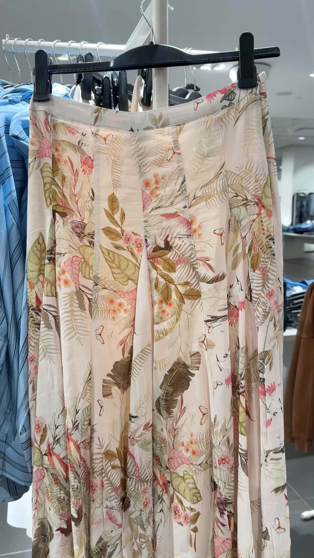 Floral skirt and vest combo
