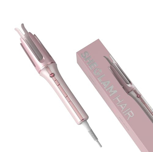 SHEGLAM Pink Curling Iron Automatic Gift for Woman (Pink, 1 inch) | Amazon (US)
