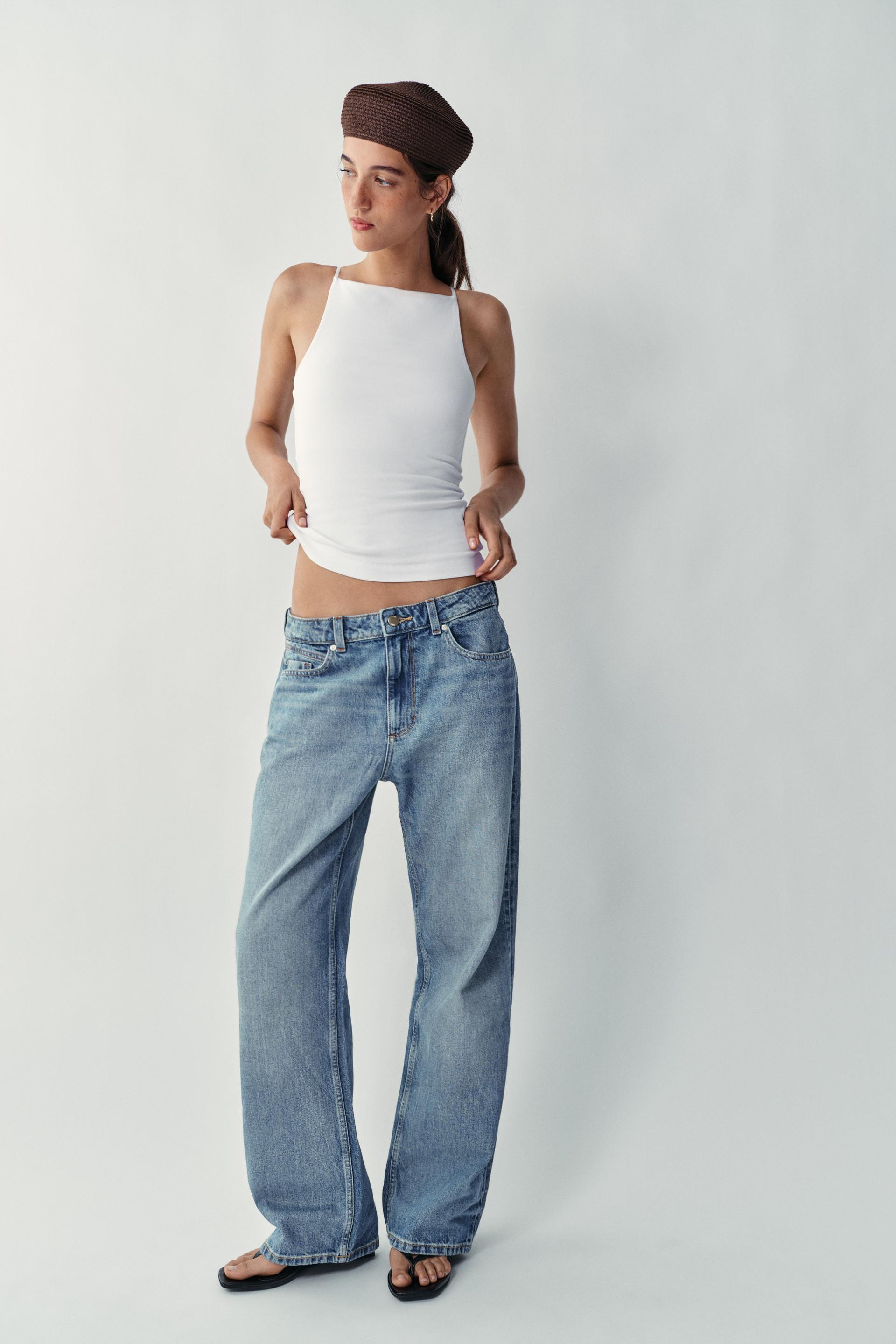 Zara - Tank Top - White - S - Woman | Zara US