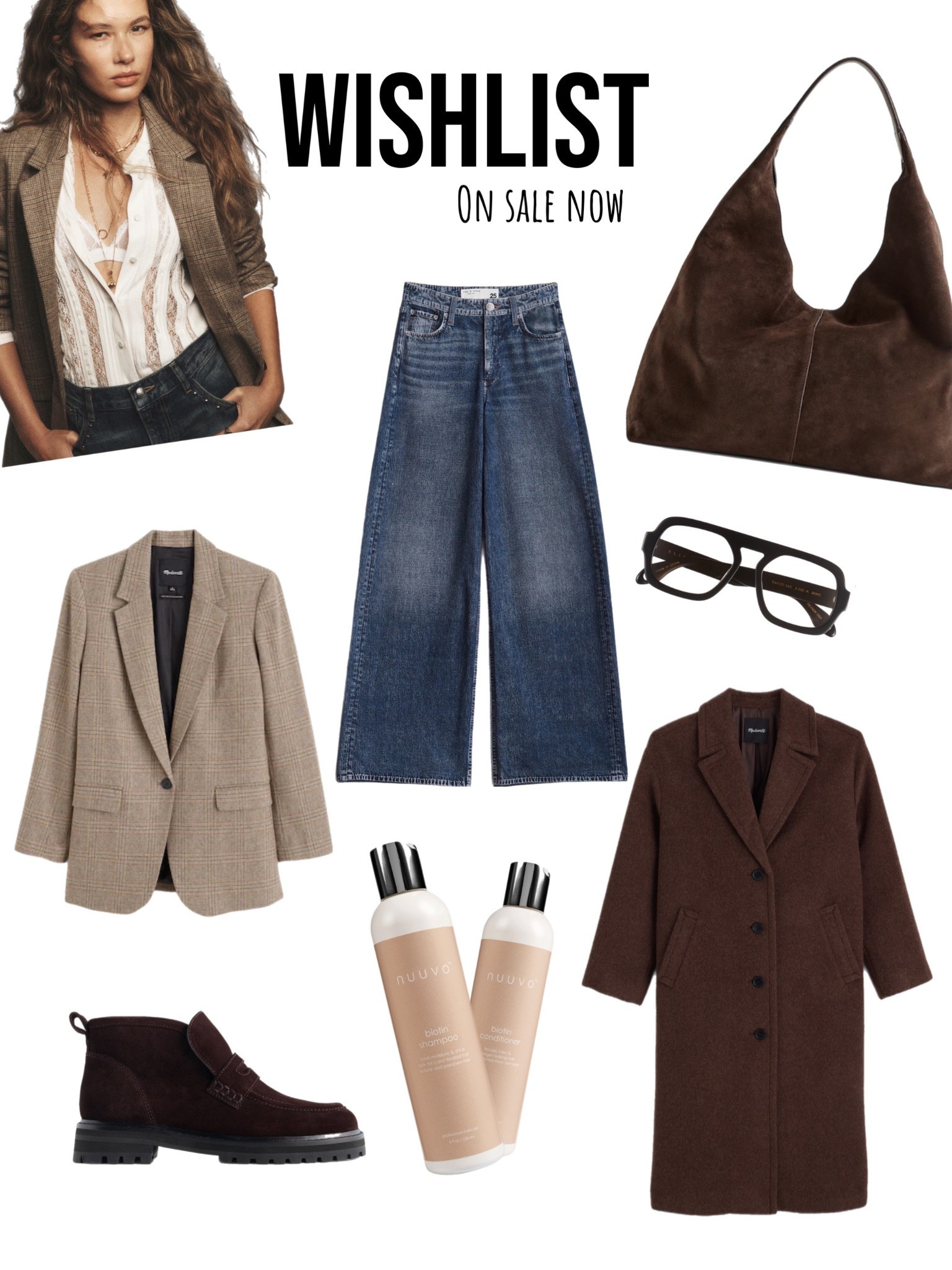 Taking advantage of Black Friday week by buying myself a few gifts (no shame 😂). I’ve been obsessed with this chocolate brown — color of the season — and as someone who lives in black, that’s saying a lot. I’ve been on the hunt for a blazer like this forever and I finally found the one. Linked everything 🤎 use Promo LETSGO for 40% off Madewell @madewell 

#LTKCyberWeek #LTKSaleAlert #LTKHoliday