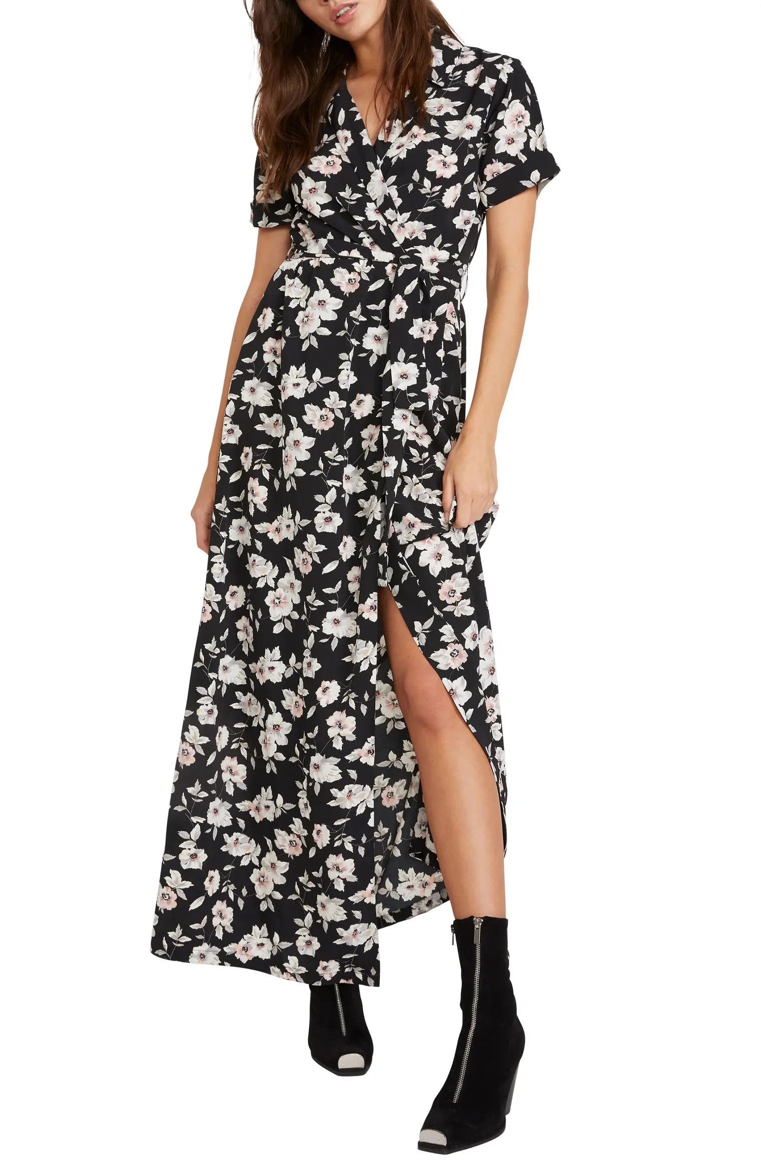 Servin Up Looks Floral Print Maxi Dress | Nordstrom