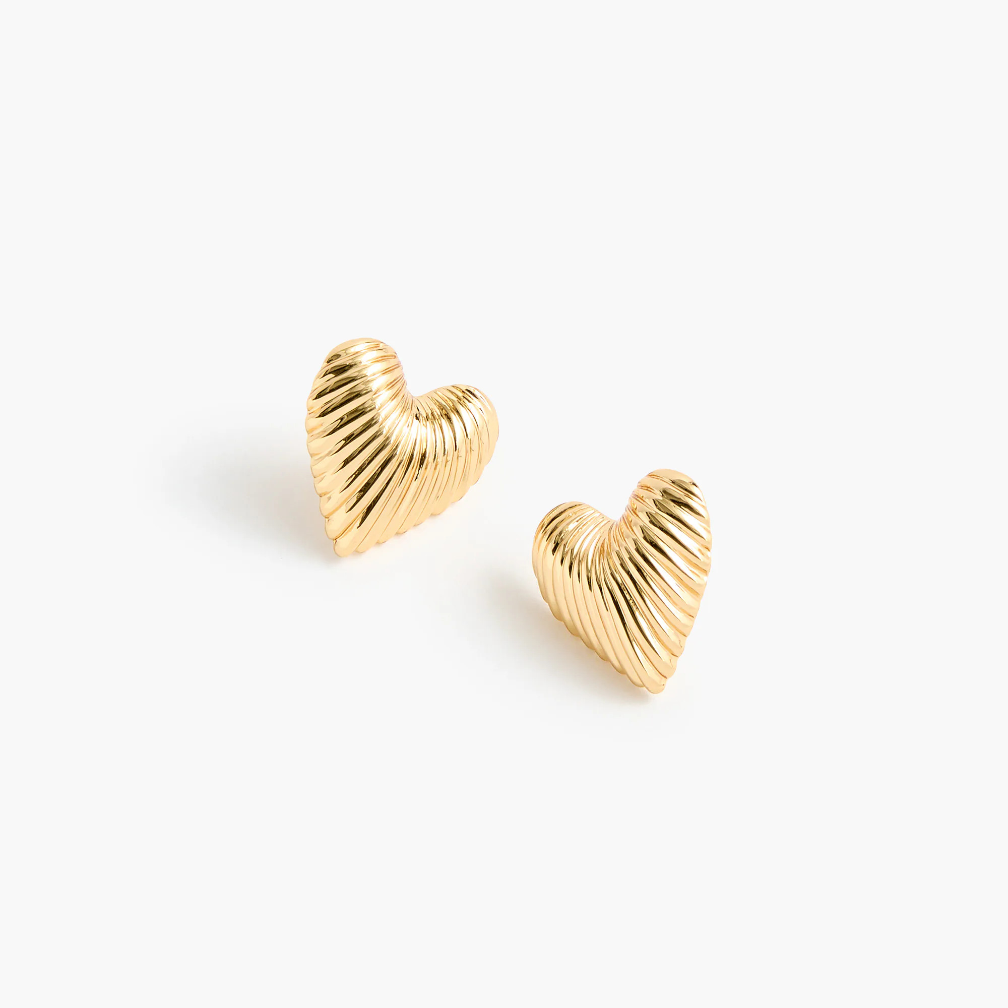 Heart stud earrings | J.Crew Factory