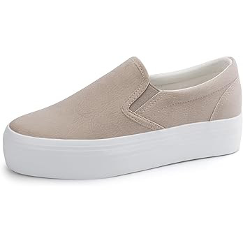 JABASIC Women Slip-on Platform Loafers Casual Comfortable Loafer Shoes | Amazon (US)