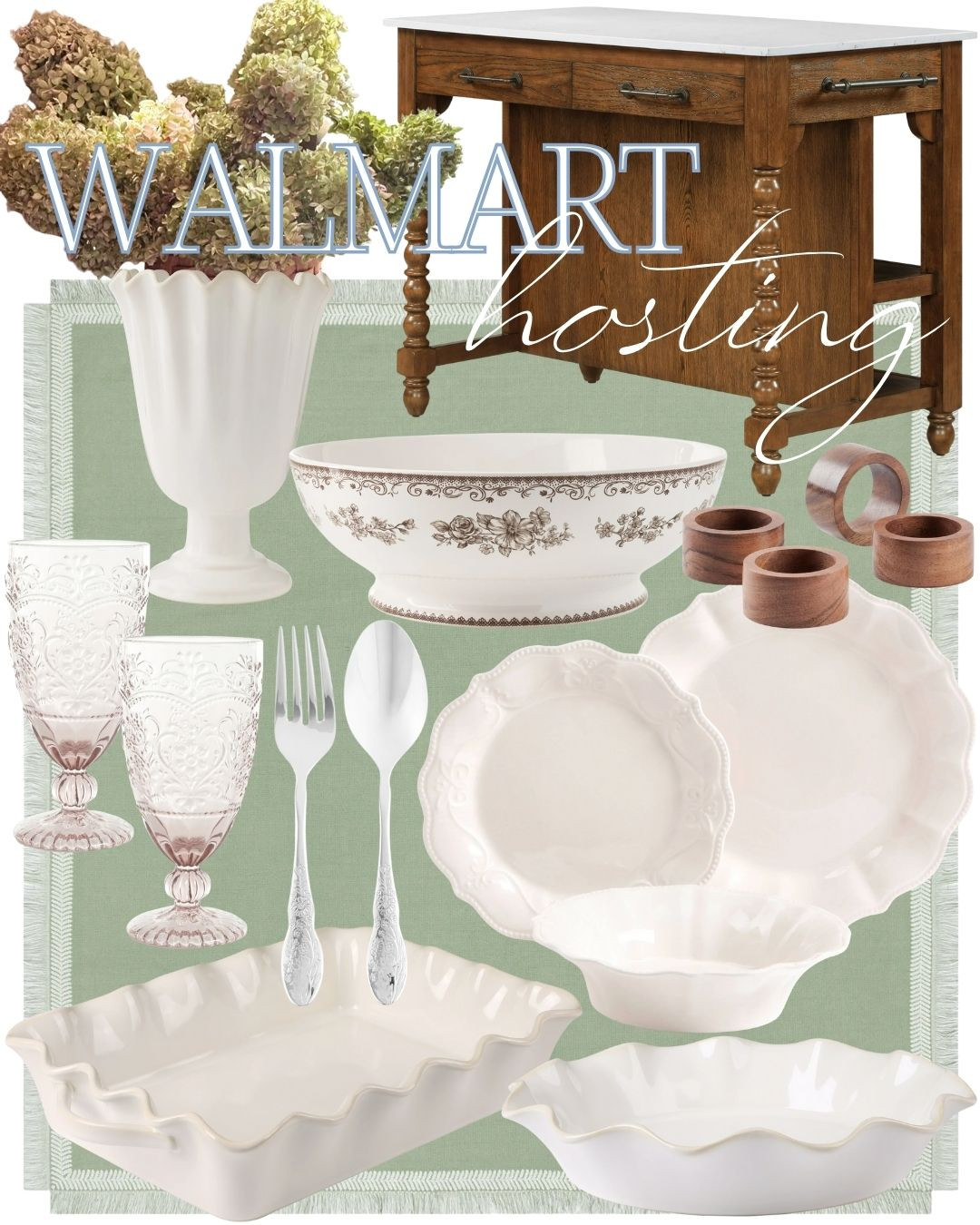 Elegant Walmart hosting finds for your next dinner party 🌿✨ From scalloped serveware to vintage glassware, these timeless pieces bring charm to any table setting. Shop affordable and stylish hosting essentials perfect for holidays, gatherings, and everyday entertaining.

walmart hosting, dinnerware, serveware, home entertaining, table decor, farmhouse kitchen, hosting essentials, budget-friendly decor 

 #LTKSeasonal #LTKHome #LTKParties