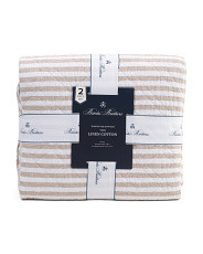 Linen And Cotton Blend Striped Quilt Set | Bed & Bath | Marshalls | Marshalls