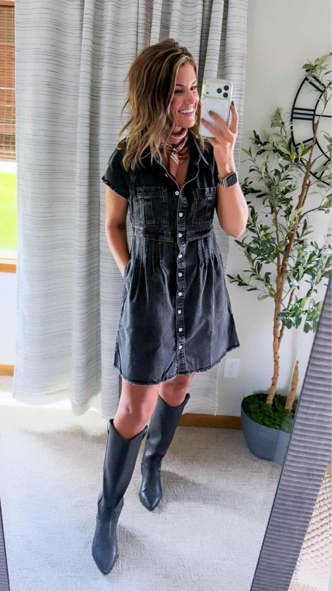 This Amazon dress would be perfect for a concert 🎶 wearing medium, could have done small. Runs roomy.

#LTKSeasonal #LTKOver40 #LTKSaleAlert