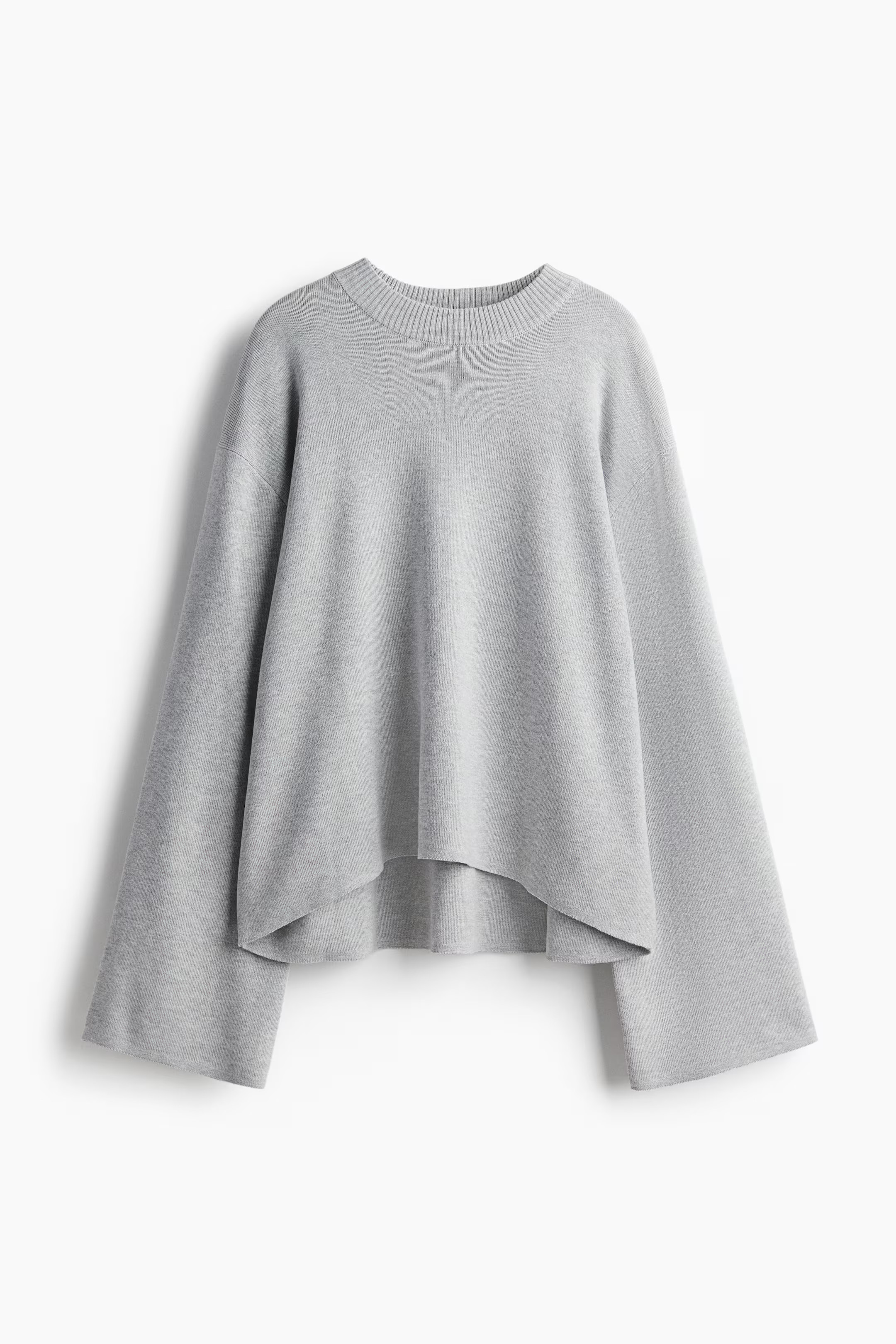 Oversized Curved-Hem Sweater | H&M (US + CA)