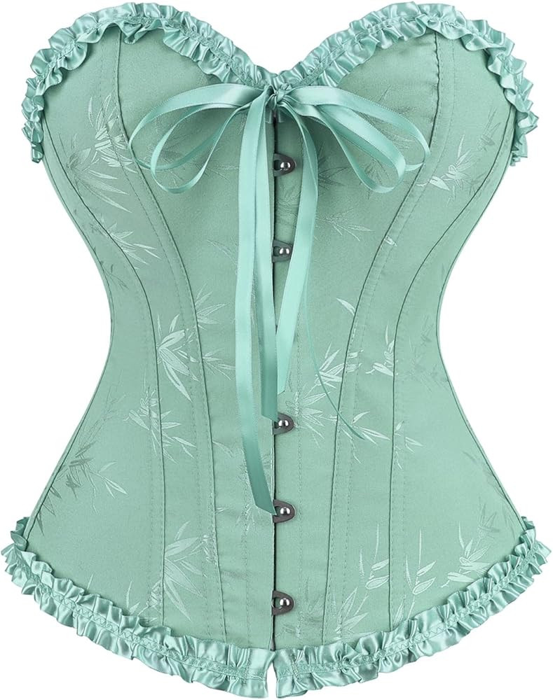 Zhitunemi Black Corset Tops for Women: Pirate Costume Women Bustier for Historical Reenactors The... | Amazon (US)