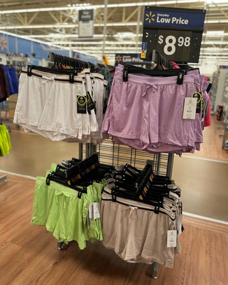 Mesh, moisture-wicking athletic shorts with pockets! NEW at Walmart!🏃‍♀️Only $8.98 each & worth every penny!🔥