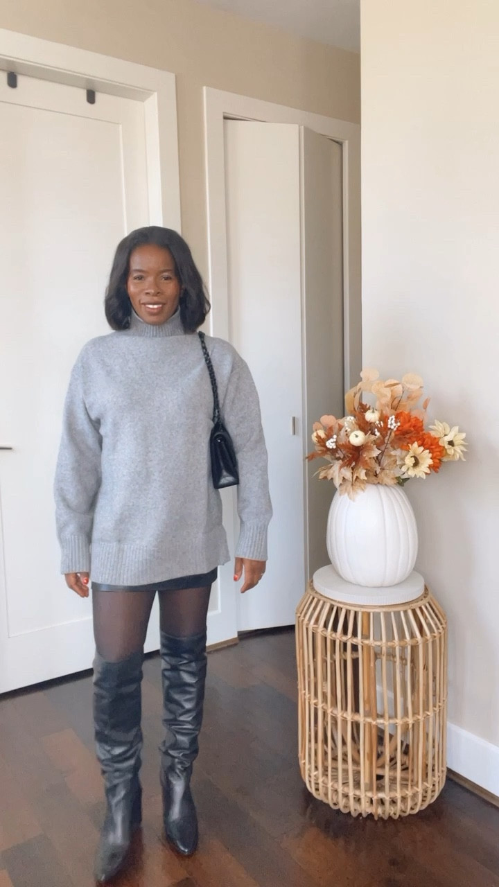 I’m wearing S sweater and size 4 skirt 

#LTKover40 #LTKSeasonal #LTKstyletip