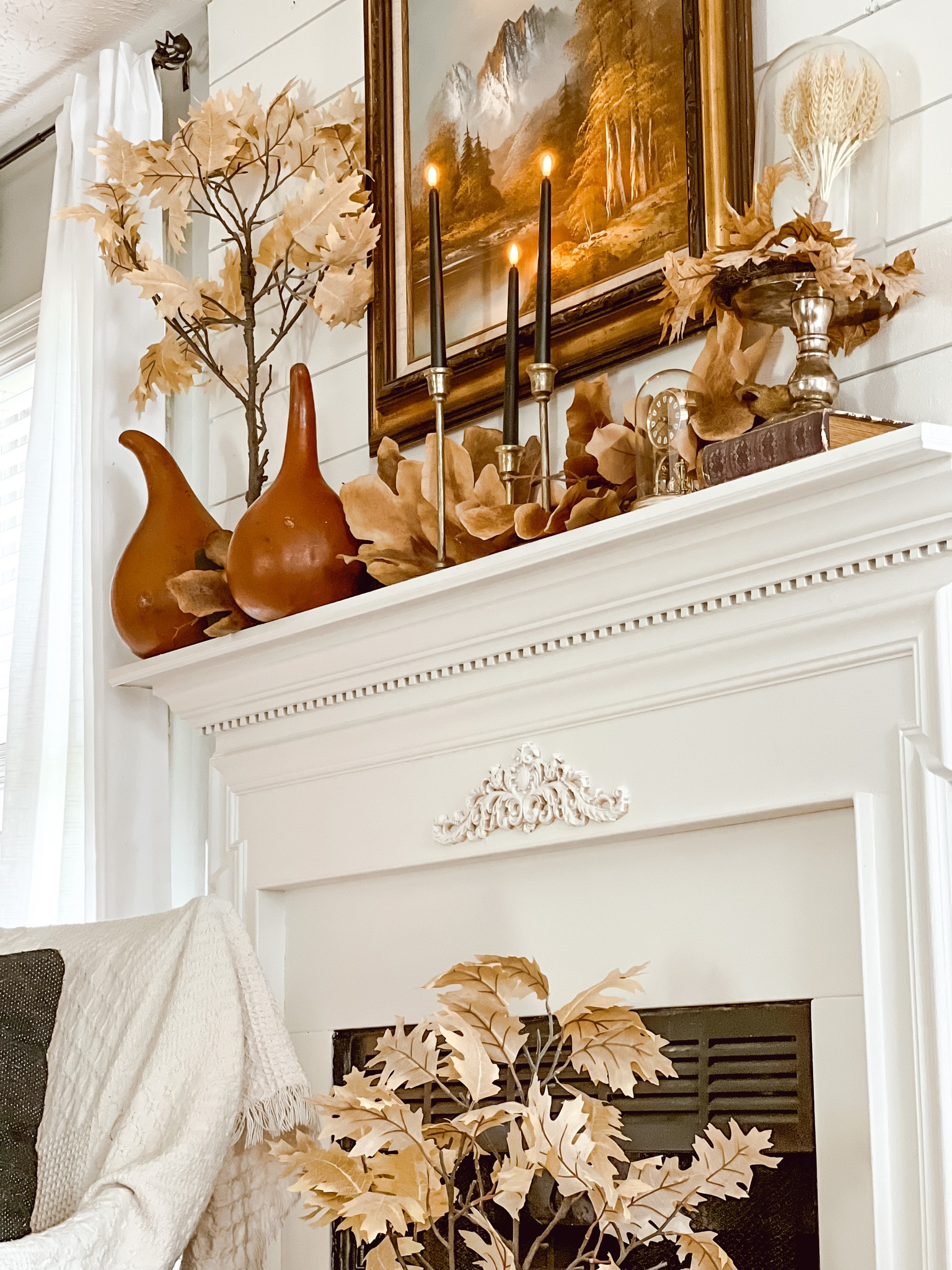 Cozy & moody fall mantel inspo for your home from Krystle Marie Blog! 🍂

#LTKstyletip #LTKSeasonal #LTKhome