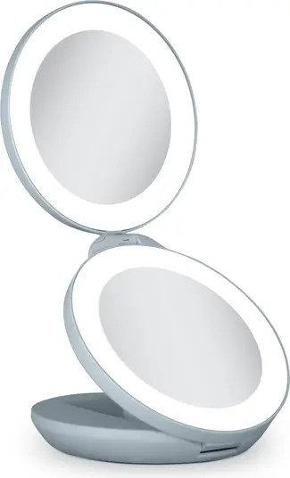 Lighted Travel Mirror with Magnification & Folding-to-Compact | Nordstrom