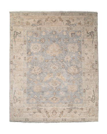 Made In India 7x9 Wool Hand Knotted Shirin Leif Area Rug | TJ Maxx