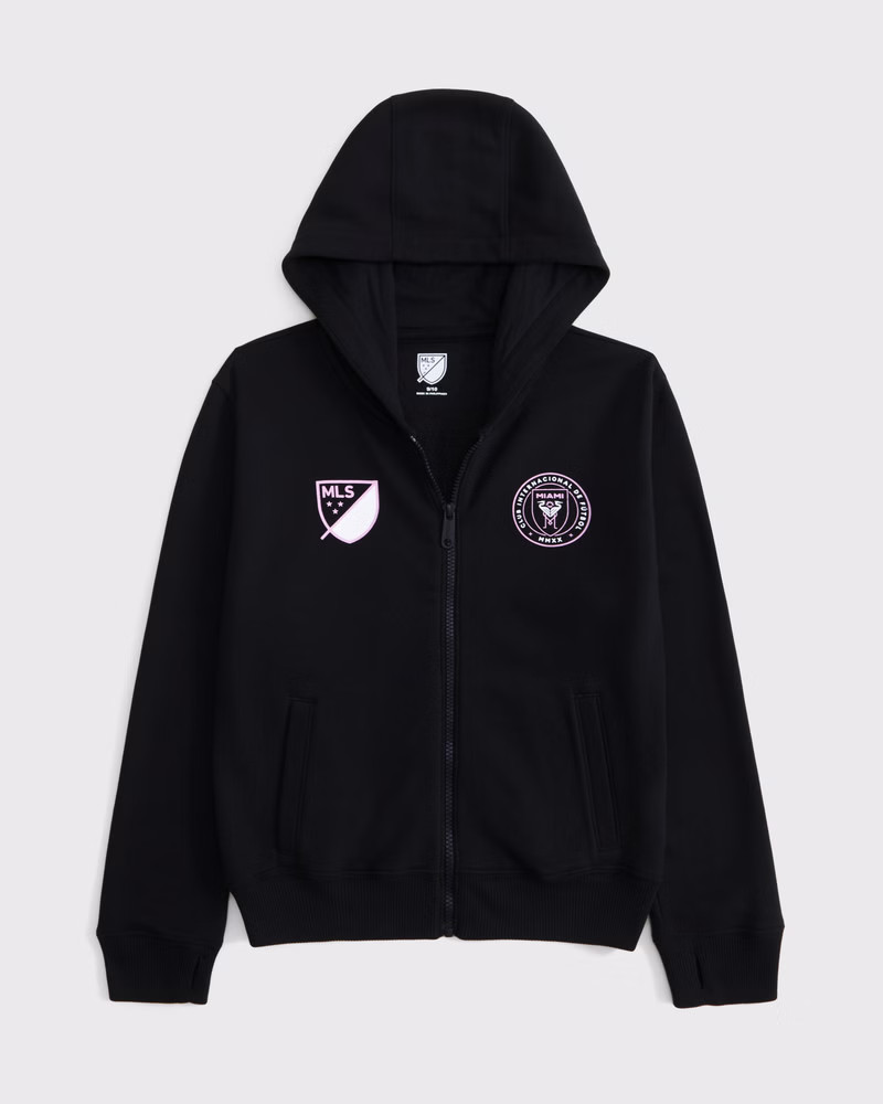 boys lionel messi graphic full-zip hoodie | boys | Abercrombie.com | Abercrombie & Fitch (US)