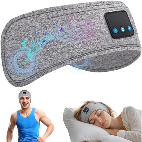 MUSICOZY Sleep Headphones Bluetooth 5.4 Headband, Wireless Music Sleeping Eye Mask Earbuds Earpho... | Amazon (US)