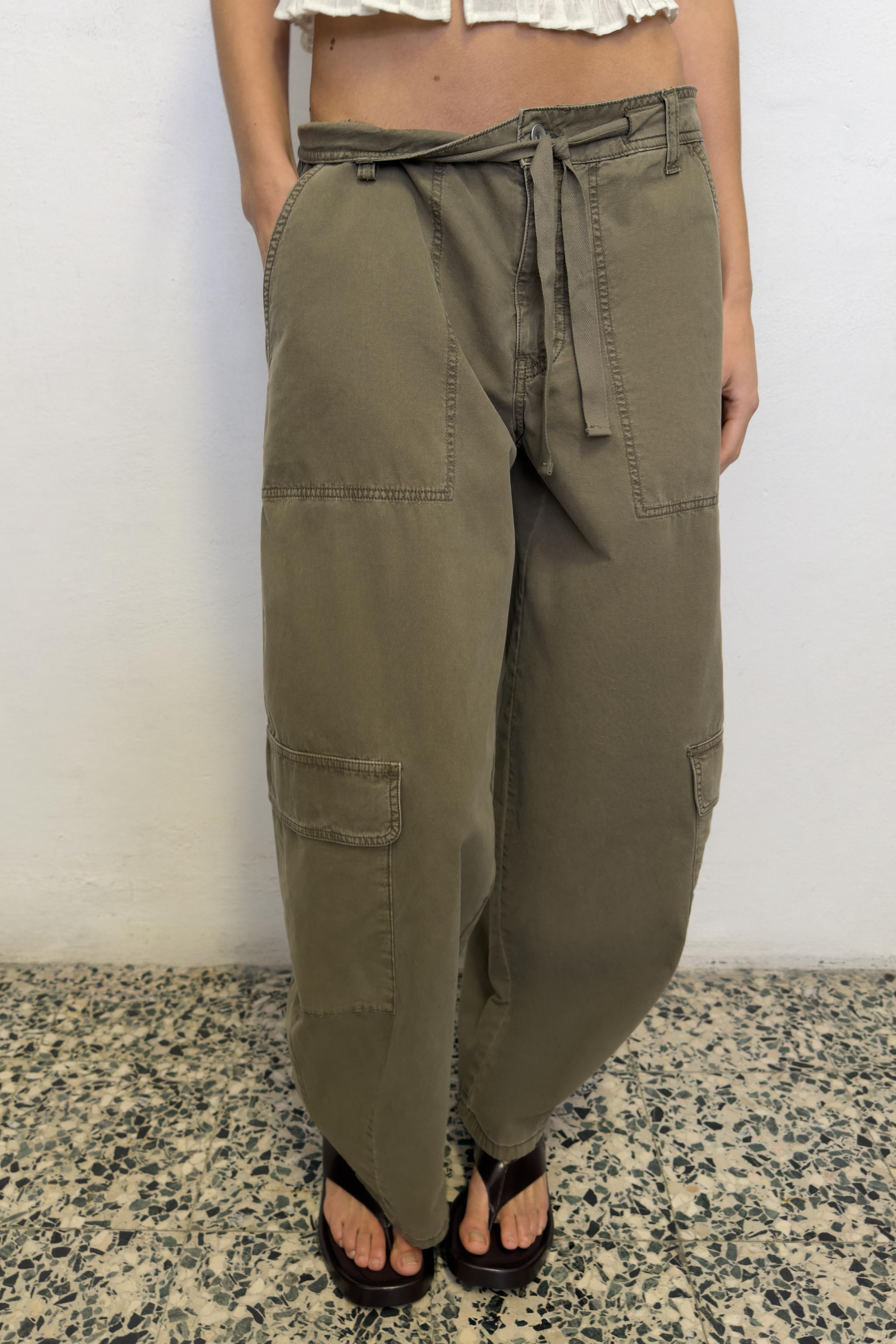 OVERSIZE CARGO TROUSERS | Zara UK