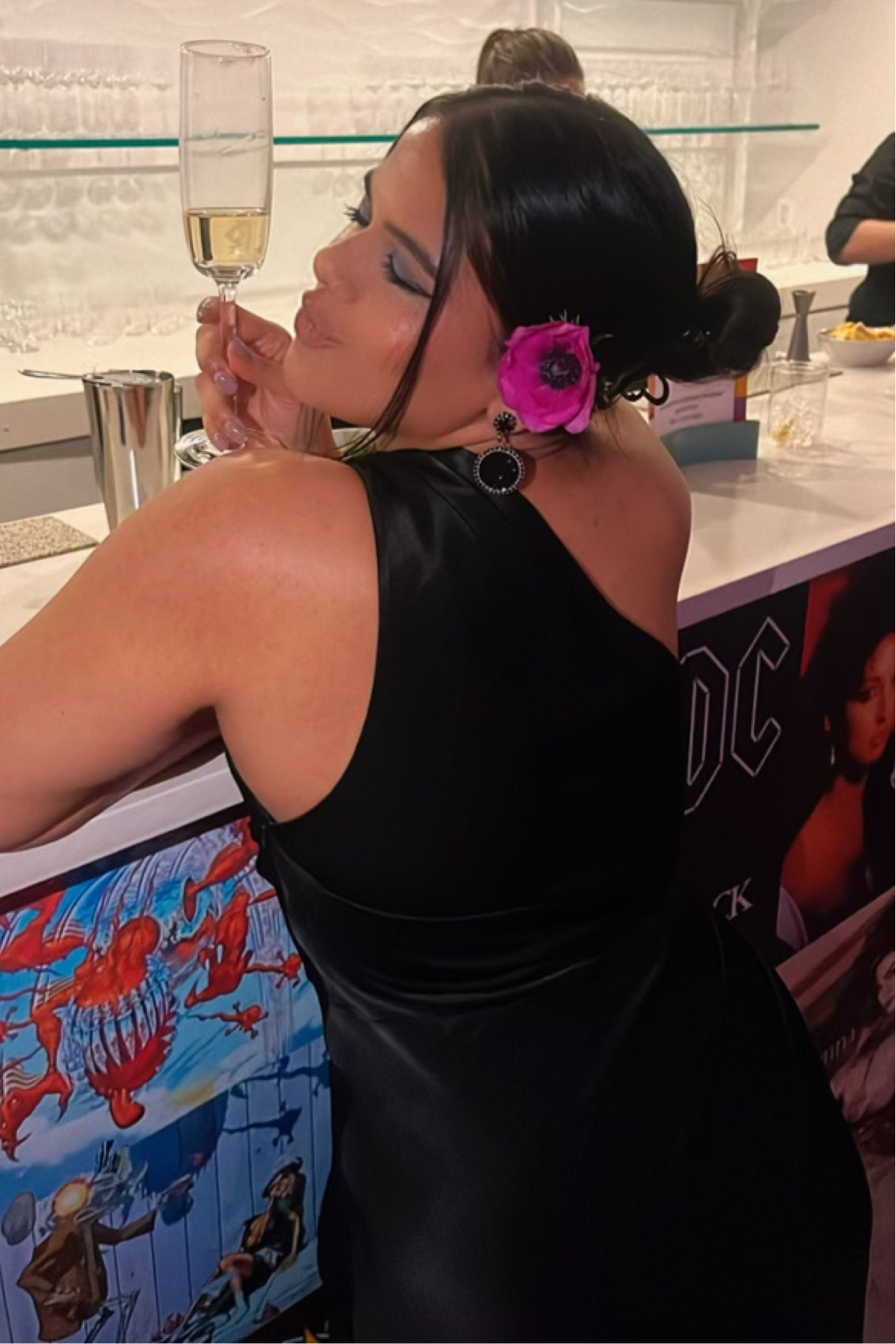 I wore this elegant black gown as a holiday party outfit. It’s a size large from Meshki and it’s absolutely stunning for any formal event of function. I wore it to a gala earlier this year. It’s a maxi dress and the quality is superb! I’ll probably rewear for my family’s New Year’s Eve Christmas outfit. 

Not pictured: the black mesh gloves I took off to eat tacos 



#LTKparties #LTKstyletip #LTKHoliday