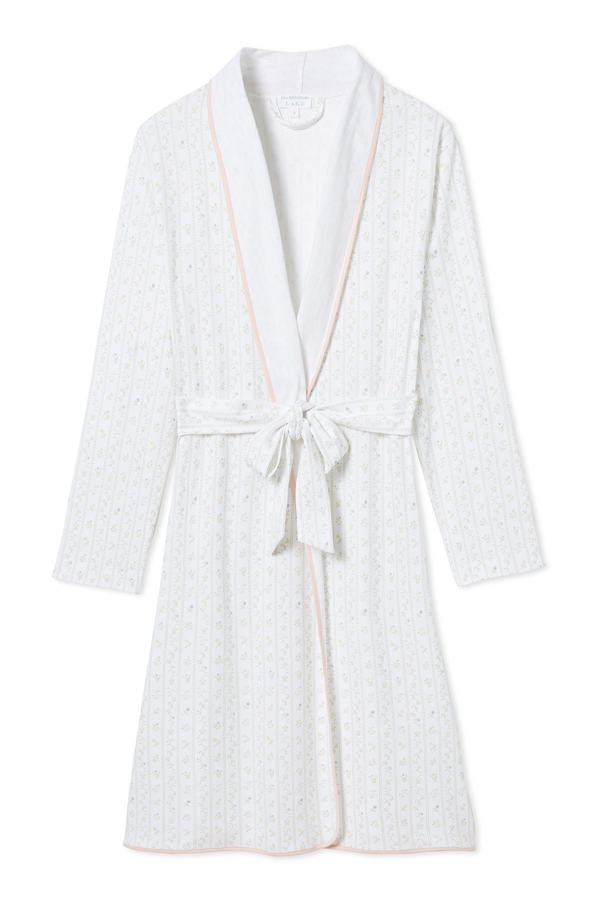 JB x LAKE Pima Robe in Spring Garden | LAKE Pajamas