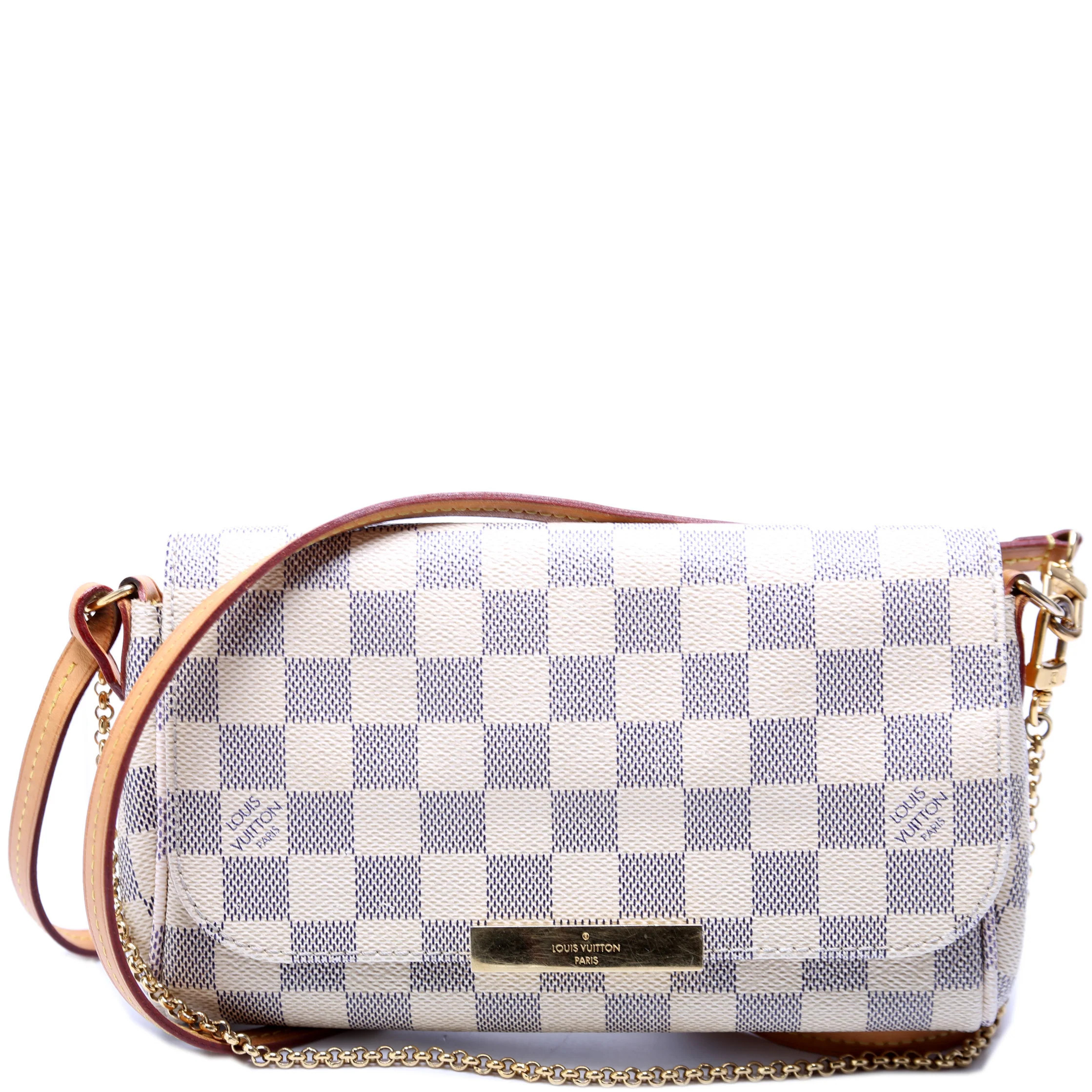 Favorite PM Damier Azur | Keeks Designer Handbags