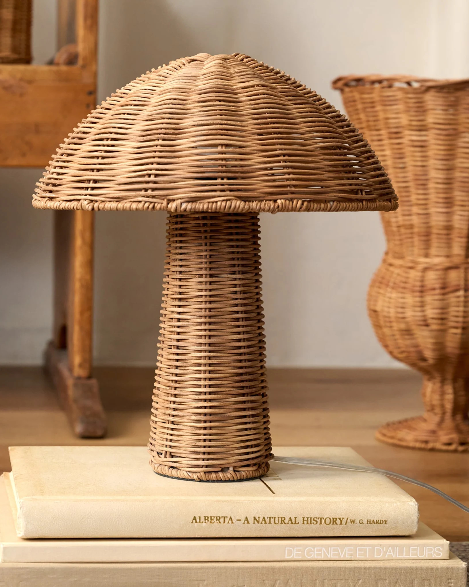 Woodland Rattan Table Lamp | Magnolia