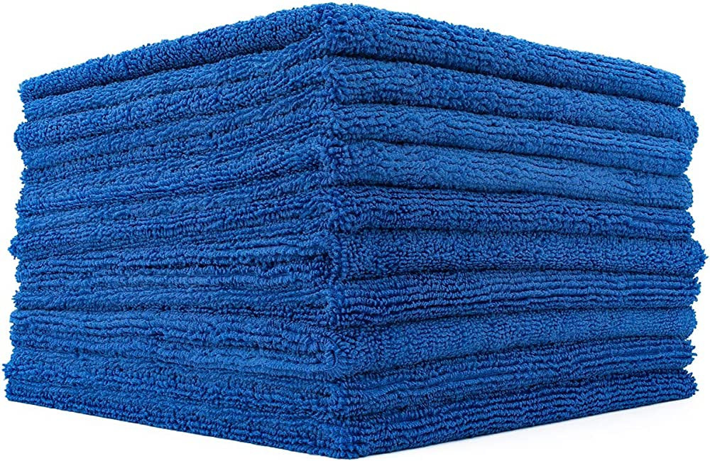 The Rag Company - Edgeless 365 Microfiber Towels (10-Pack) Premium 70/30 Blend, Professional Poli... | Amazon (US)