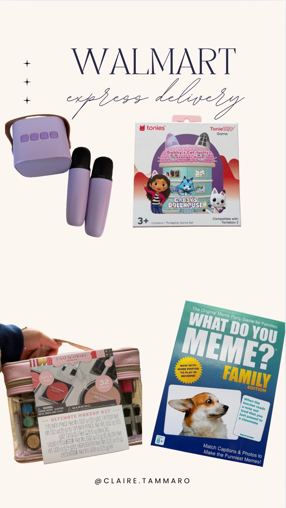 Last-minute gifting girlies… I’ve got you 🎁✨

These are some of my go-to kid gifts this year — fun, affordable, and approved by my two little experts. The best part? Walmart Express Delivery got them to my door in as fast as 1 hour, which is truly a holiday miracle.

Linking everything here so you can grab them in time!
#WalmartPartner @Walmart