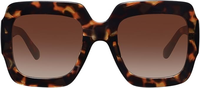 STORYCOAST Oversized Square Sunglasses Womens Retro Shades Luxury Big Sun Glasses UV400 Protectio... | Amazon (US)