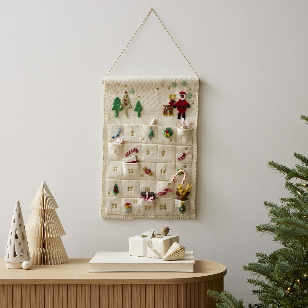 Meri Meri Advent Calendar, Felt, 15x23 | West Elm (US)