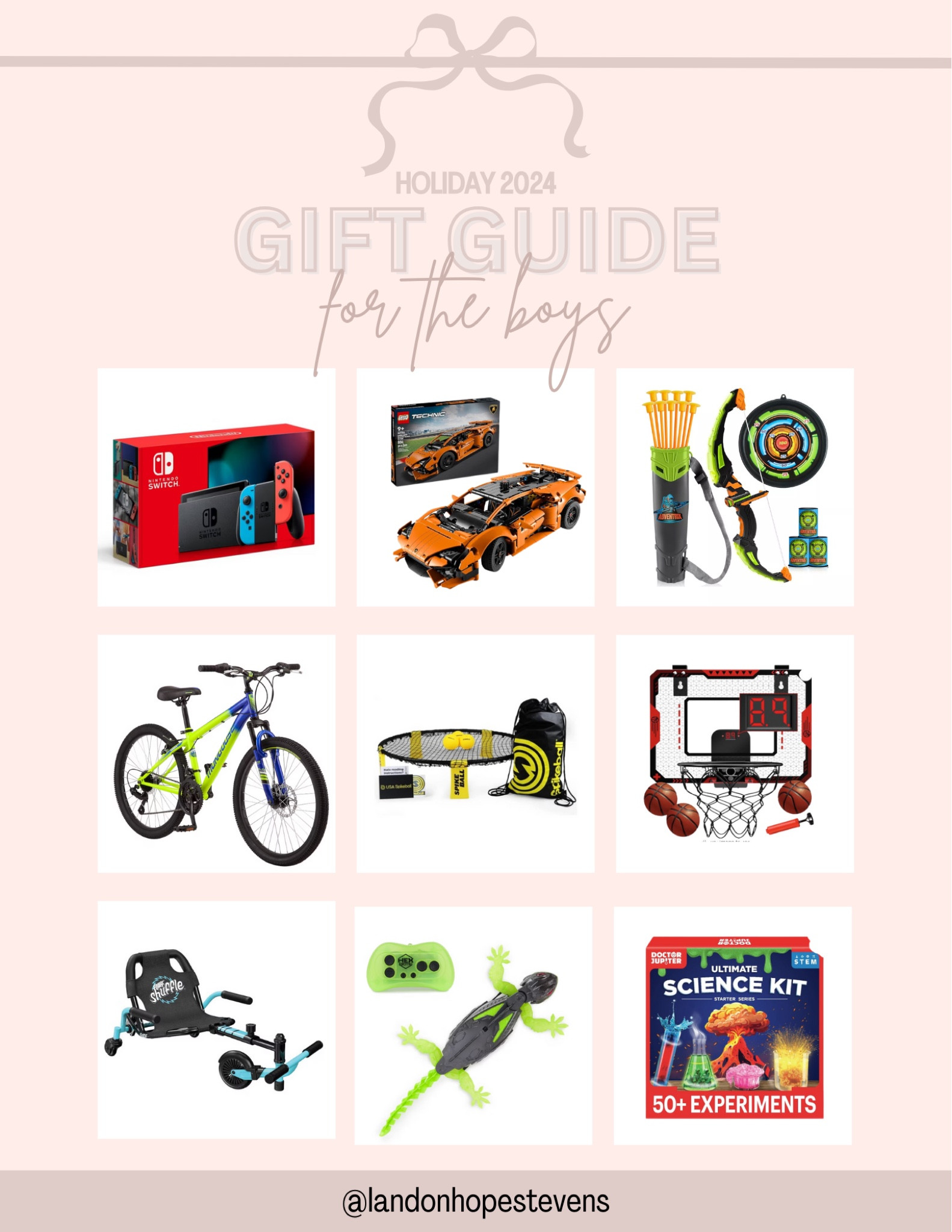 Gift ideas for boys ages 6-10 years old! So many great gifts for the little guys in your life! 

#LTKHoliday #LTKGiftGuide #LTKKids