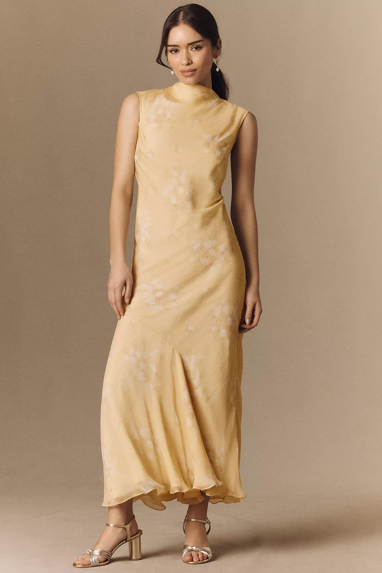 BHLDN Chiffon Maxi Dress | Anthropologie (US)