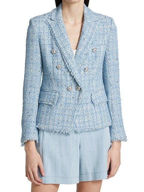 Generation Love Eliza Metallic Tweed Blazer | Saks Fifth Avenue
