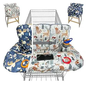 Shopping Cart Cover for Baby Grocery Cart Cover for Baby boy and Baby Girl, High Chair Cover for ... | Amazon (US)