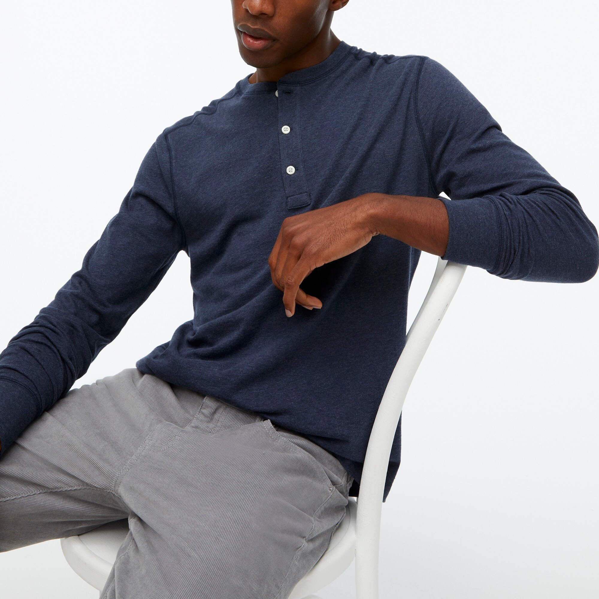 Long-sleeve henley in slub cottonItem J8214 
 Reviews
 
 
 
 
 
53 Reviews 
 
 |
 
 
Write a Revi... | J.Crew Factory