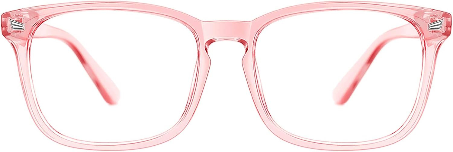 TIJN Blue Light Blocking Glasses for Women Men Clear Frame Square Nerd Eyeglasses Anti Blue Ray C... | Amazon (US)