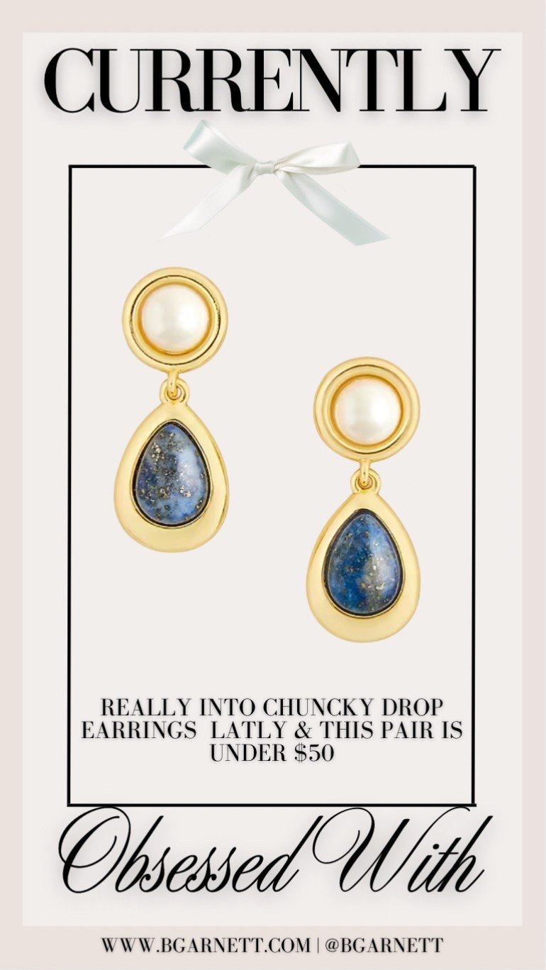 Really living chunky drop earrings lately & especially this pearl & lapis look pair (under $50) 

Earrings | spring trends | peak earrings | earrings 

#LTKFindsUnder50 #LTKSeasonal #LTKSpringSale