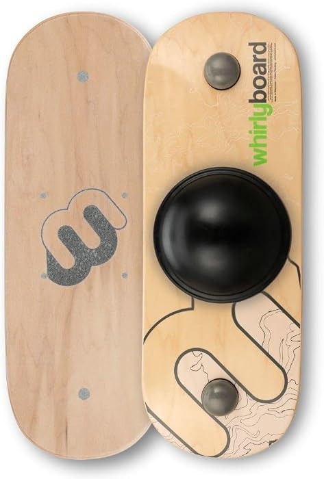 Wide 360\u02da | Standing Desk Balance Board | Wobble Board Portable Home Gym | Snowboard Trainin... | Amazon (US)
