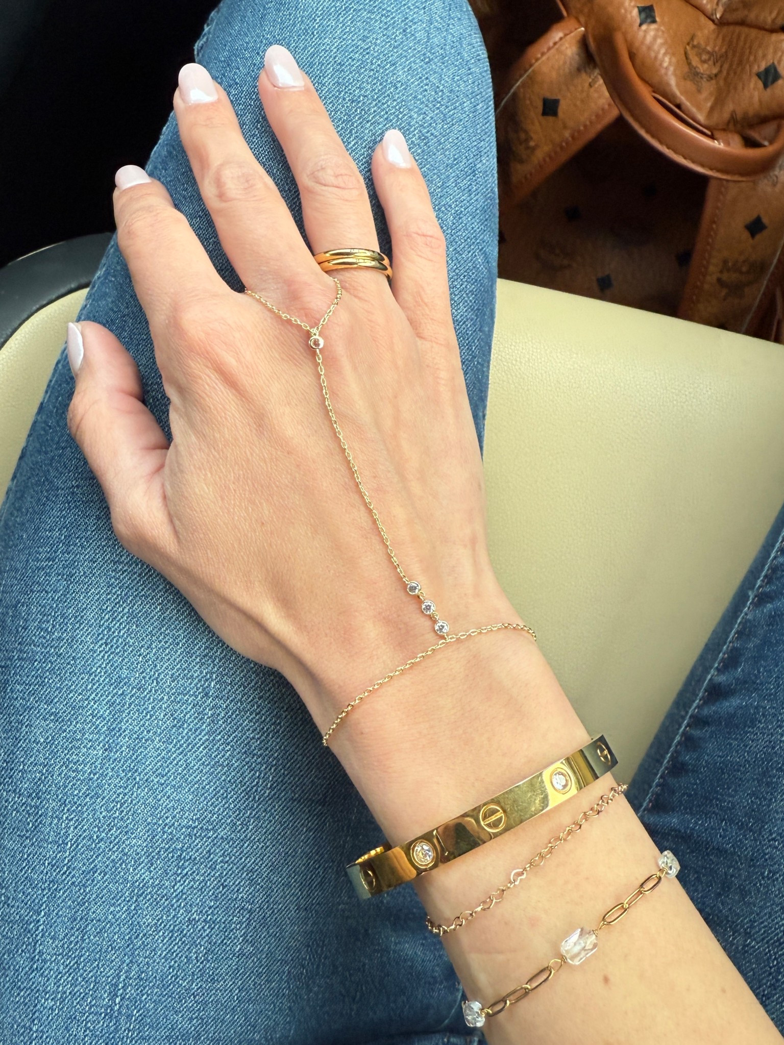 Loving this hand piece! I saw a girl at the gym wearing it and had to order asap. 14K yellow gold and less than $20!

#LTKStyleTip #LTKActive #LTKFindsUnder50